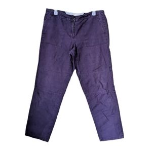 🌟 Loft Ann Taylor Linen Blue Pants Size 8.